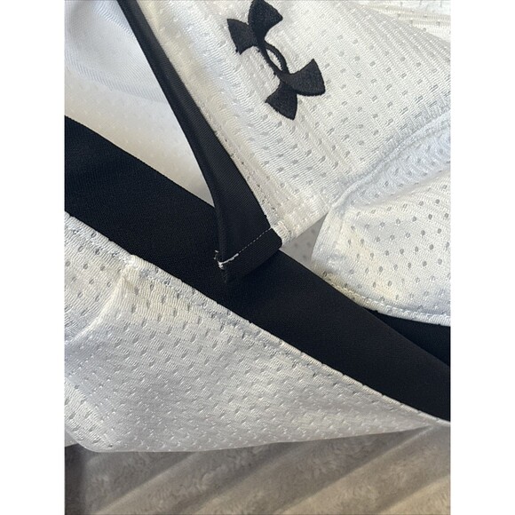 Under Armour Project Rock Iron Paradise White Black Mesh Men’s Shorts ~No Sz Tag - Picture 11 of 16
